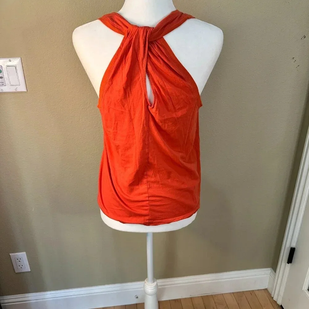 ANTHROPOLOGIE Keyhole Back Halter Tank Top - small - Picture 7 of 10